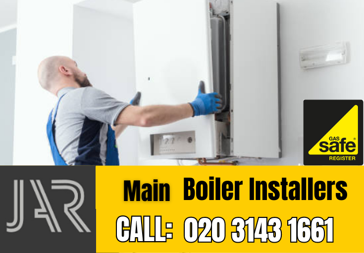 Main boiler installation Mile End